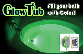 GlowTub battery-powered design offers cordless use anywhere.