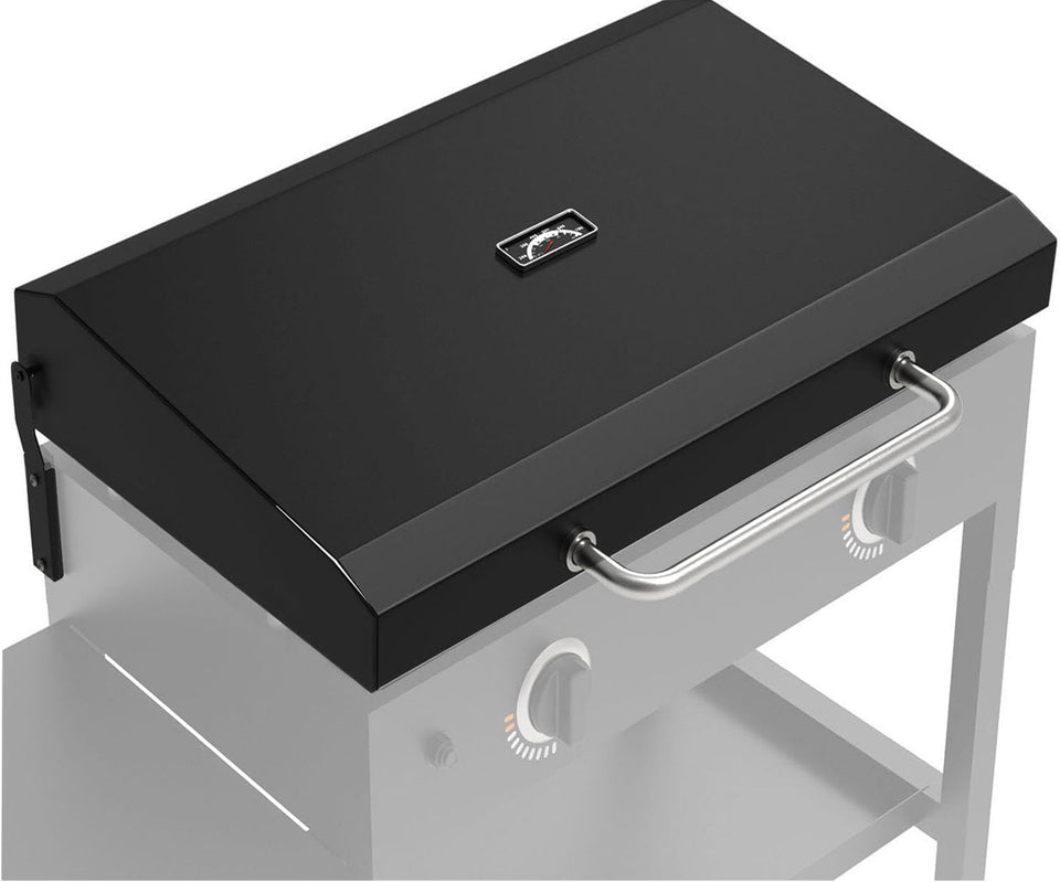 Glowye 28-inch hinged lid fits Blackstone grills for secure, even cooking
