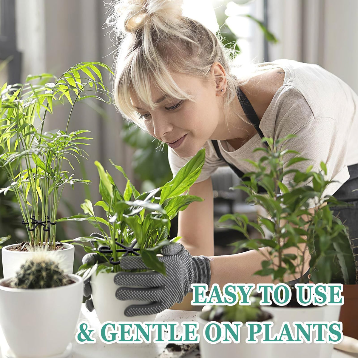 GLCSC reusable plant stabilizers simplify staking and repositioning.