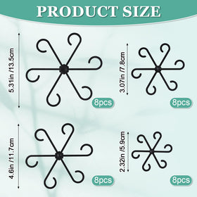GLCSC plant stem supports in four sizes designed to accommodate growth stages.