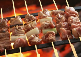 Gmark eco-friendly skewers suited for outdoor barbecues and catering.
