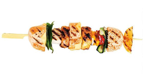Gmark skewers double as cocktail picks for garnish platters.