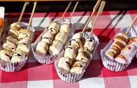 Gmark premium bamboo paddle skewers pack, durable for various grilled foods