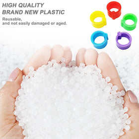 Gmeily durable plastic leg bands 8mm withstand reusable use