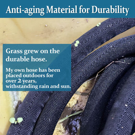 Gnimihz flexible hose in use for versatile watering tasks