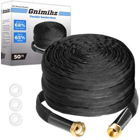 Gnimihz garden hose 50ft with TPE core, ready for extended watering sessions