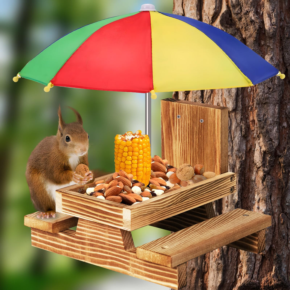 Gnodry Squirrel Feeder Ideal Gift for wildlife lovers
