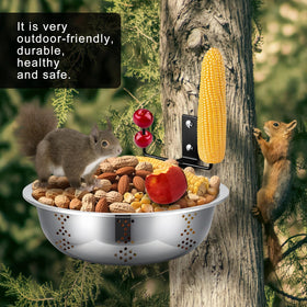 Gnodry Squirrel Feeder garden feature attracts wildlife in outdoor spaces