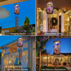 Go2garden Dragonfly lantern pattern projects decorative shadows outdoors.