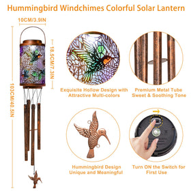 Go2garden weatherproof solar chime withstands rain and snow for year-round charm.