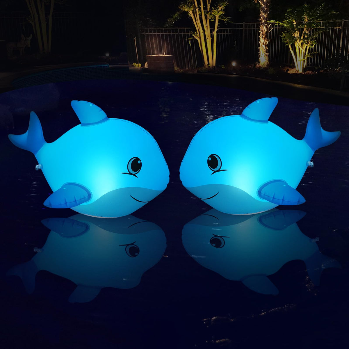 Bright enough to create a soothing pool environment without batteries.