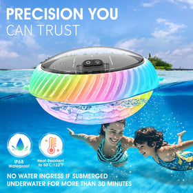 Goallim IP68 waterproof rating ensures durable pool use.