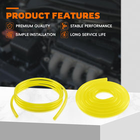 GoaMotors fuel line 1/8 x 1/4 in segment with flexible, temperature resistant performance