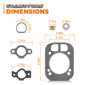 GoaMotors Kohler SV710 SV740 gasket fit ensures proper seal during mowing tasks.