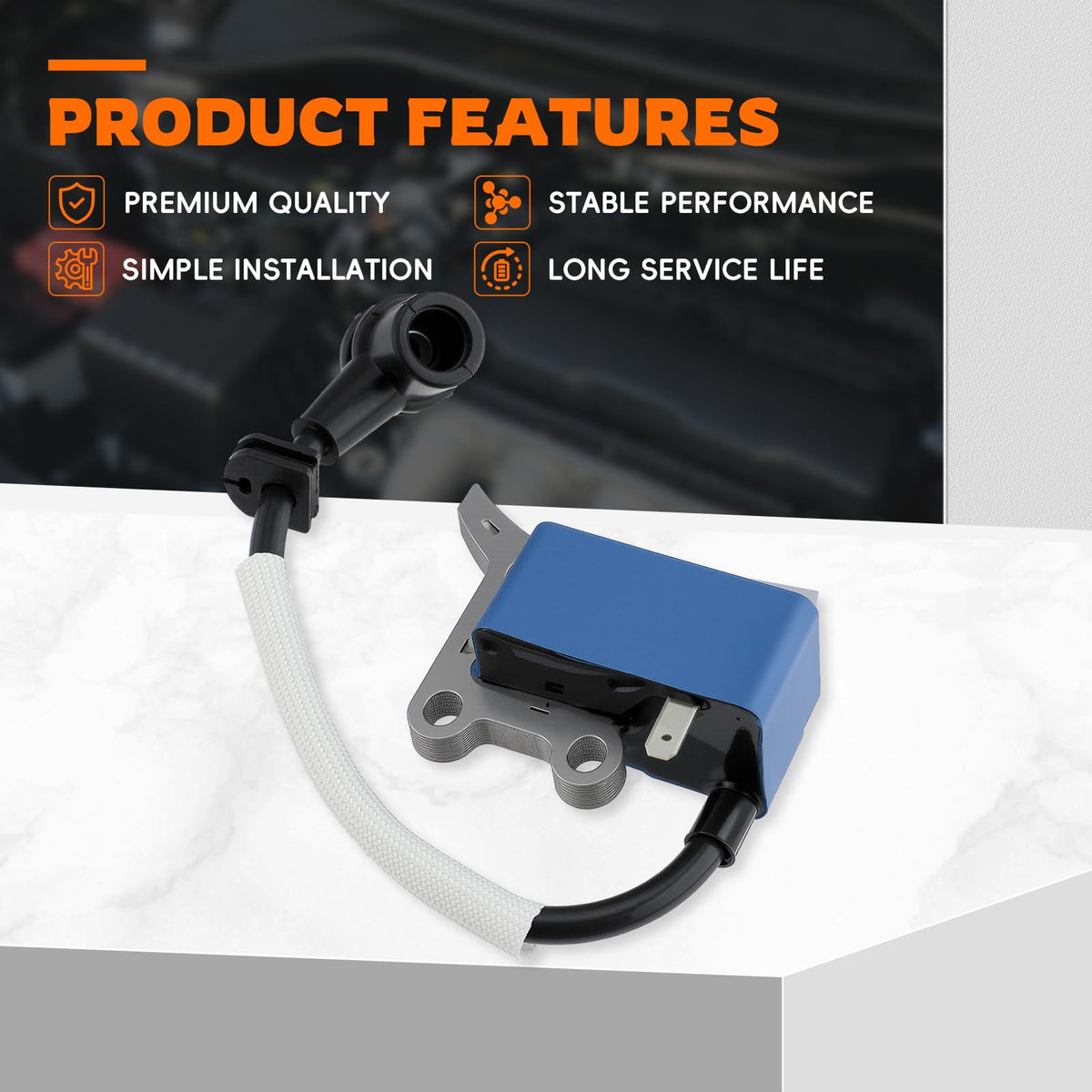 GoaMotors A411001710 coil ensures compatibility with Echo and Shindaiwa trimmers