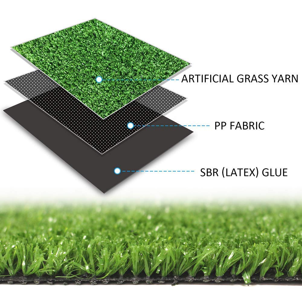 Goasis Lawn drainage holes promote quick drying and easy maintenance after rain or cleaning.