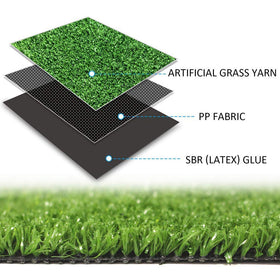 Goasis Lawn drainage holes promote quick drying and easy maintenance after rain or cleaning.