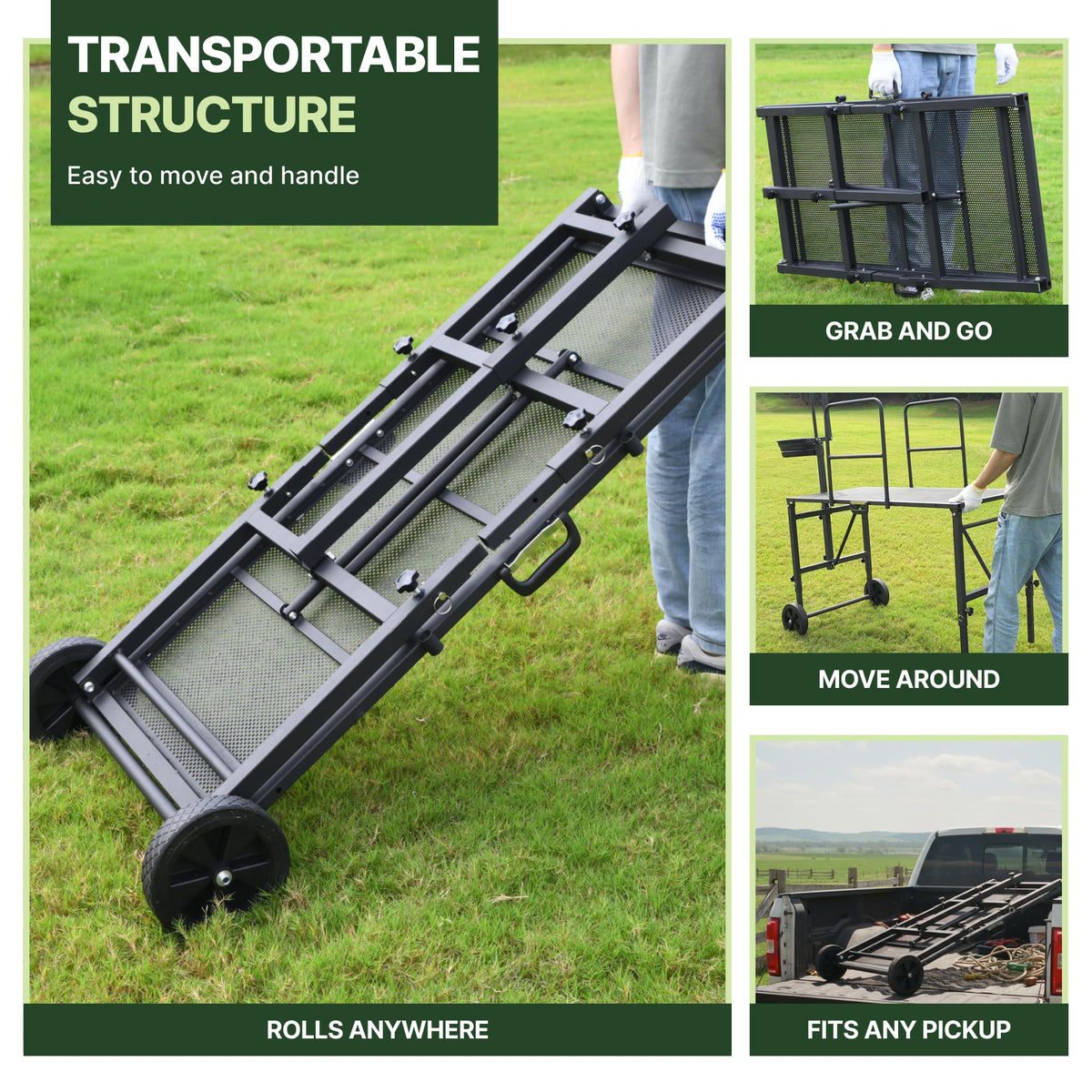 Goatzy Goat Stand multipurpose platform for milking, shearing, and trimming.