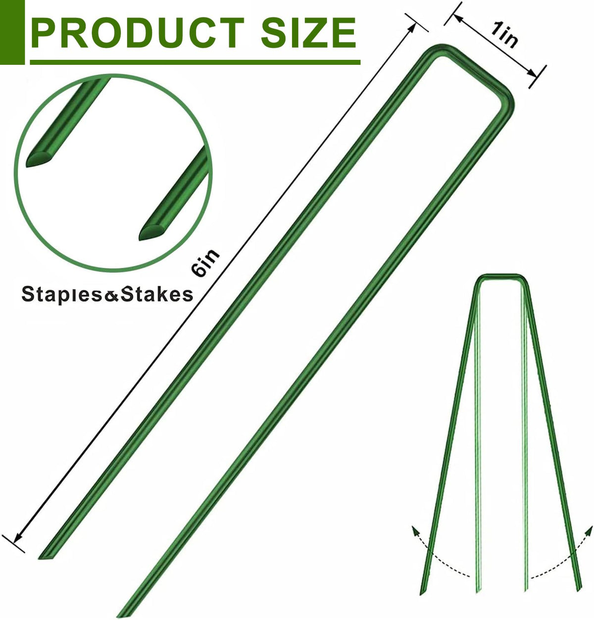 Goboloto securing artificial grass with landscape stakes in a real yard