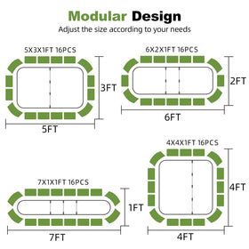 GoCampDirect modular design configurations enabling flexible garden layouts