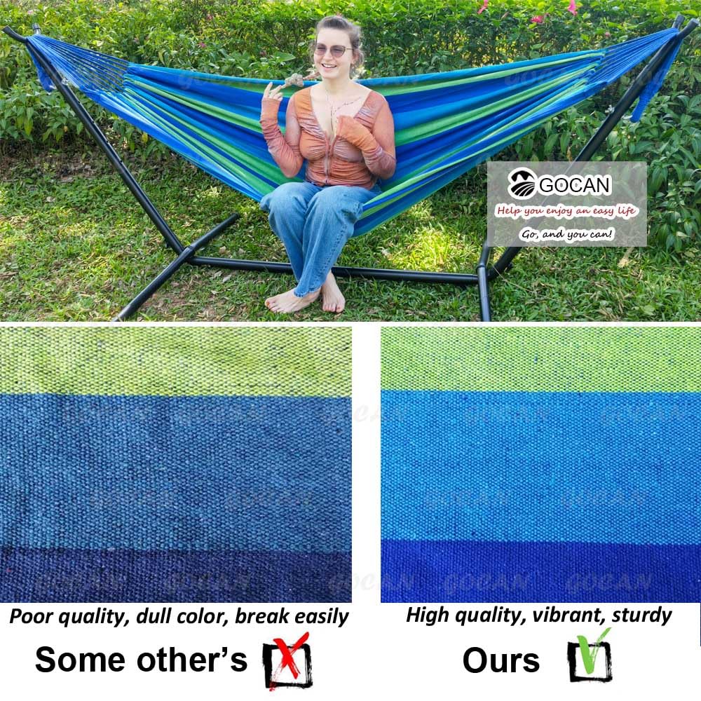 GOCAN blue-green colorway enhances stylish backyard aesthetics.