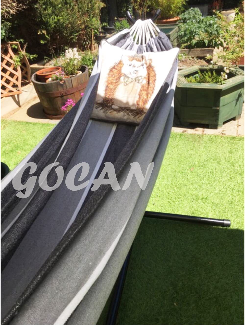 GOCAN Double Hammock supports up to 500 lbs for safe shared lounging