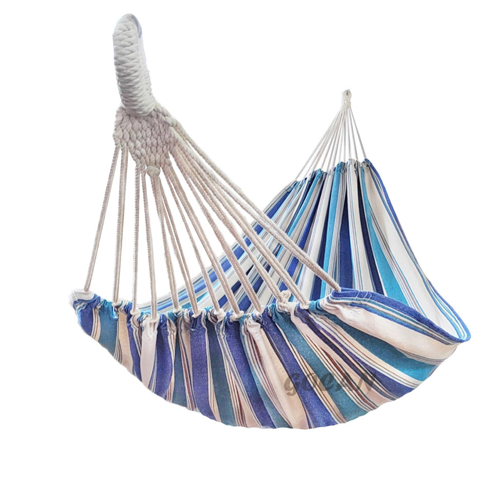 GOCAN double hammock bed 87x65 inches for two outdoors.
