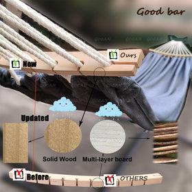GOCAN portable carry bag lets you transport the hammock compactly.