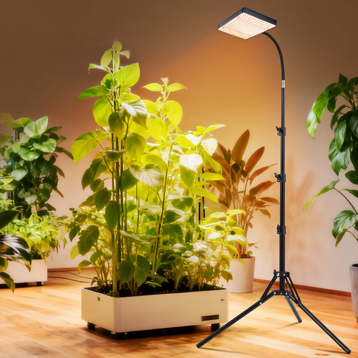GroCruiser 2026 grow light on stand height adjustable from 12 to 48 inches
