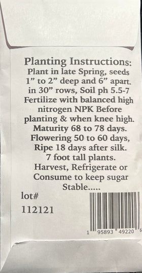 God's! Silver Hawaiian #9 seed packaging shows extra seeds for a plentiful crop.