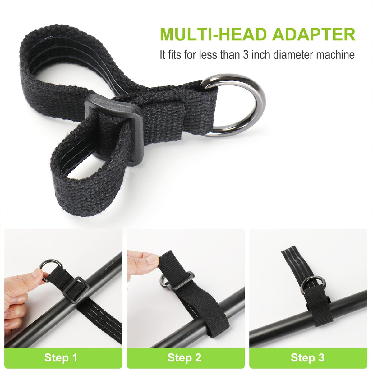 GodFan adjustable length strap fits 18.5–33.9 inches for versatile use.