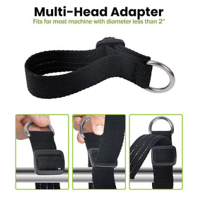 GodFan easy-install strap ready to attach and use on weed eaters
