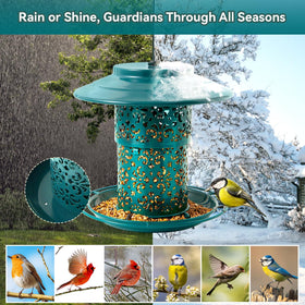 Godinsky 360 degree feeding tray attracts birds from all angles