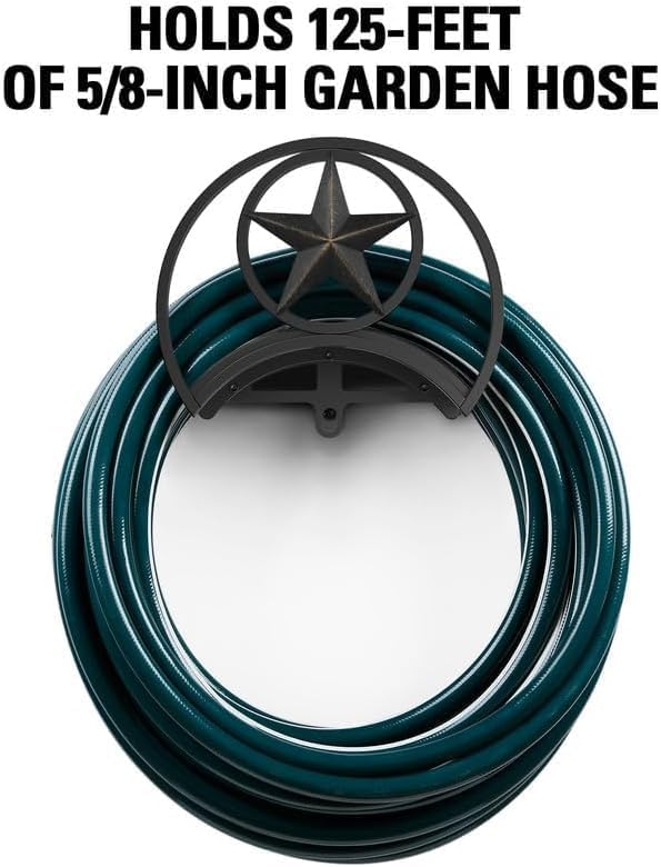 GOFORWILD 125ft capacity hose holder organizes long hoses efficiently