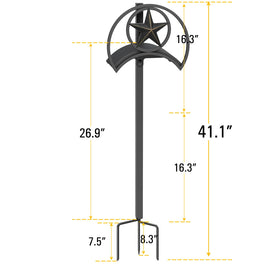 GOFORWILD decorative hose rack adds stylish storage to any garden wall.