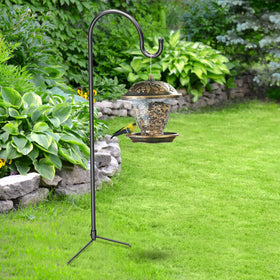 GOFORWILD Shepherd Hook supports outdoor decor up to 17.6 lbs.