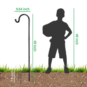 GOFORWILD heavy-duty steel hook suits solar lights and lanterns