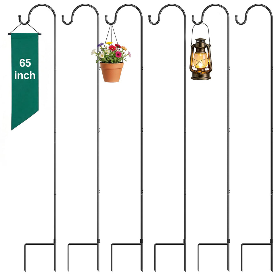 GOFORWILD Shepherd’s Hook assembly view for versatile outdoor displays