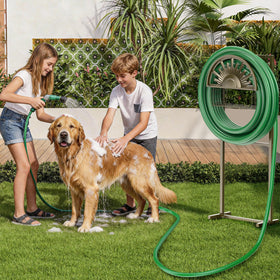 GOFORWILD weather-resistant steel frame resists rust and corrosion in outdoor conditions.