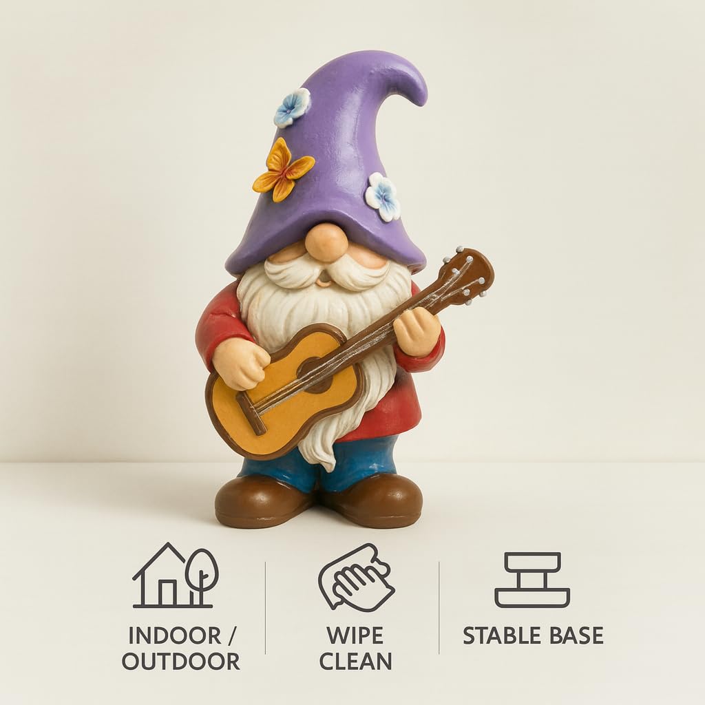 GoGnome detailed facial features give charm to any display