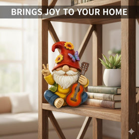 GoGnome red finish enhances curb appeal and playful vibe.