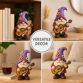 GoGnome hand-painted resin finish highlights durable indoor decoration