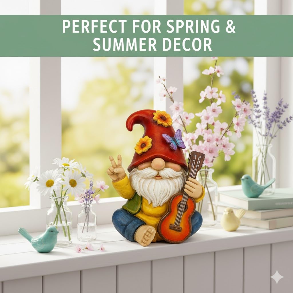 GoGnome whimsical decor for music rooms, man caves, or patios.