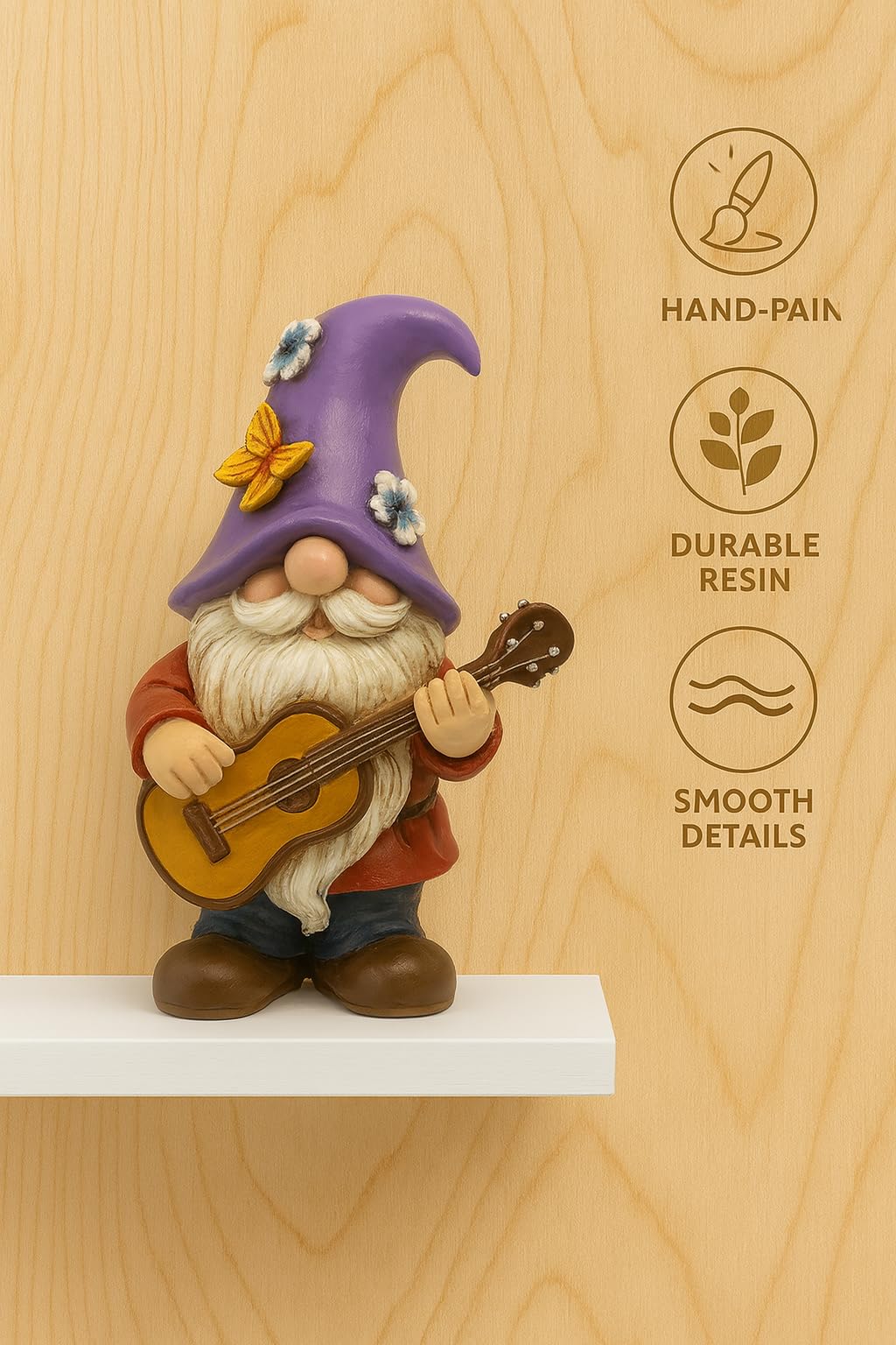 GoGnome stands 6.2 inches tall for compact display