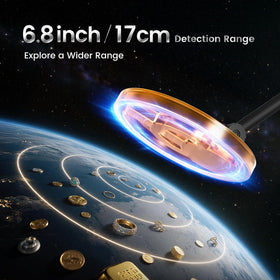 GoGonova 6-8-inch waterproof coil highlights water-friendly detection possibilities.