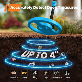 Adjustable GoGonova detector length from 27.5 to 37.8 inches fits growing kids.