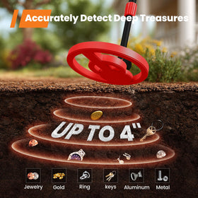 GoGonova adjustable-length metal detector suits kids of different ages for comfy searching.