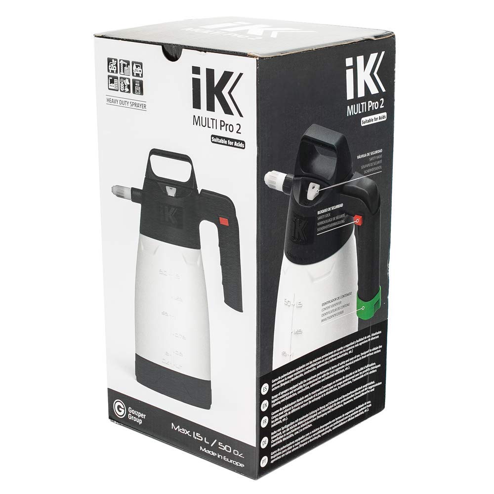Goizper iK Multi PRO 2 pump sprayer large filling mouth speeds setup