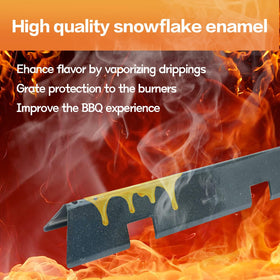 GOKOTASA flavorizer bars compatible with Weber 7636 67046 69797 68843 for easy replacement