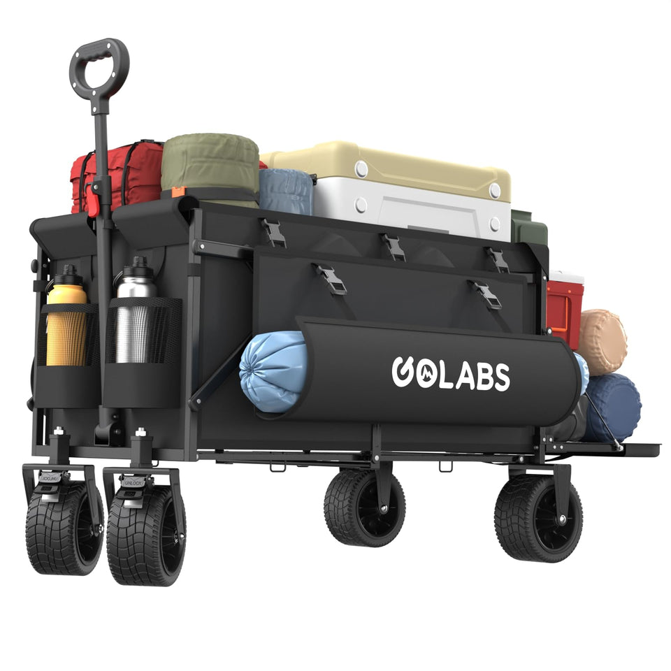Golabs WA2 Wagon Cart showing extra-large capacity for bulk gear
